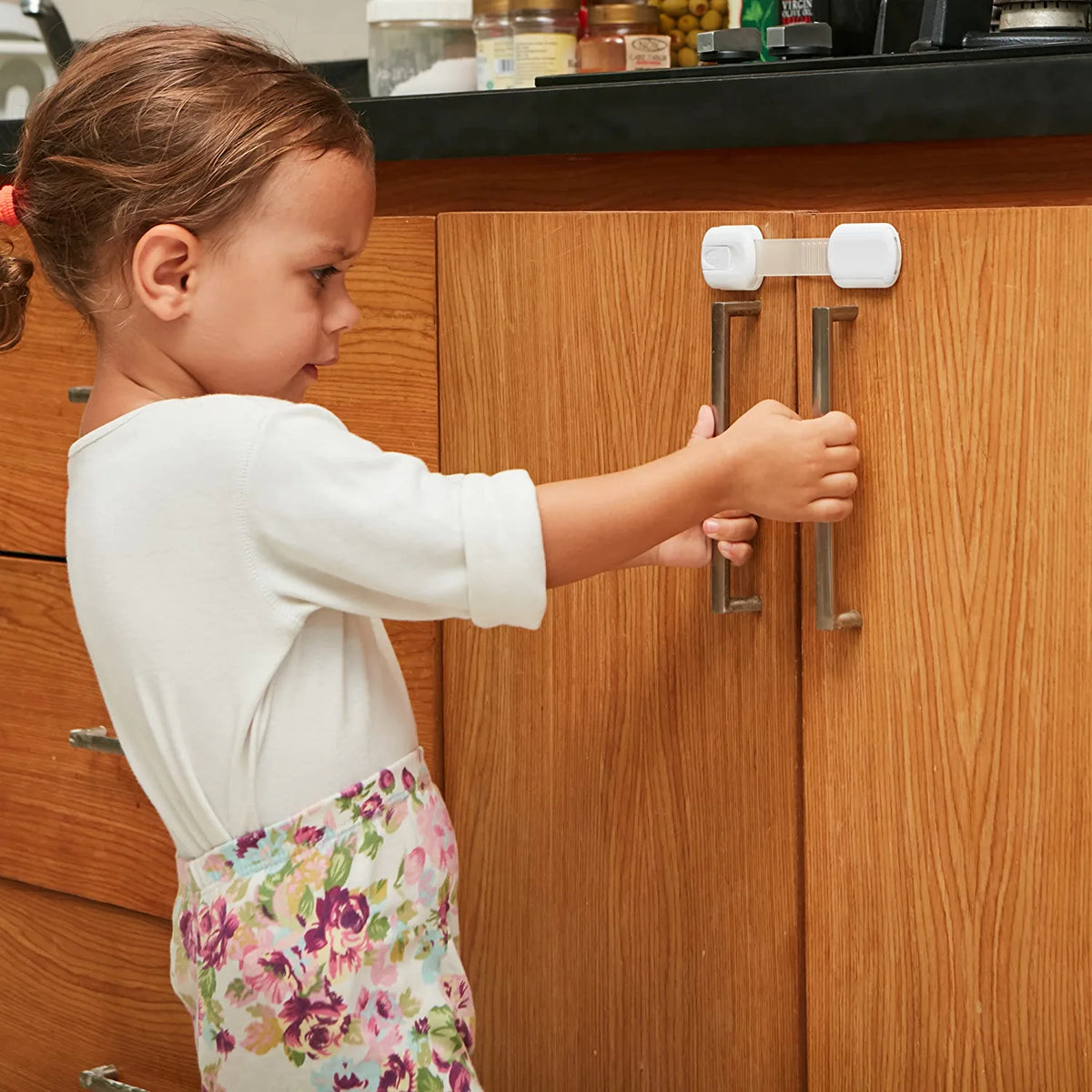 Multi-Functional Baby Safety Lock Baby Proof Your Cabinets with No