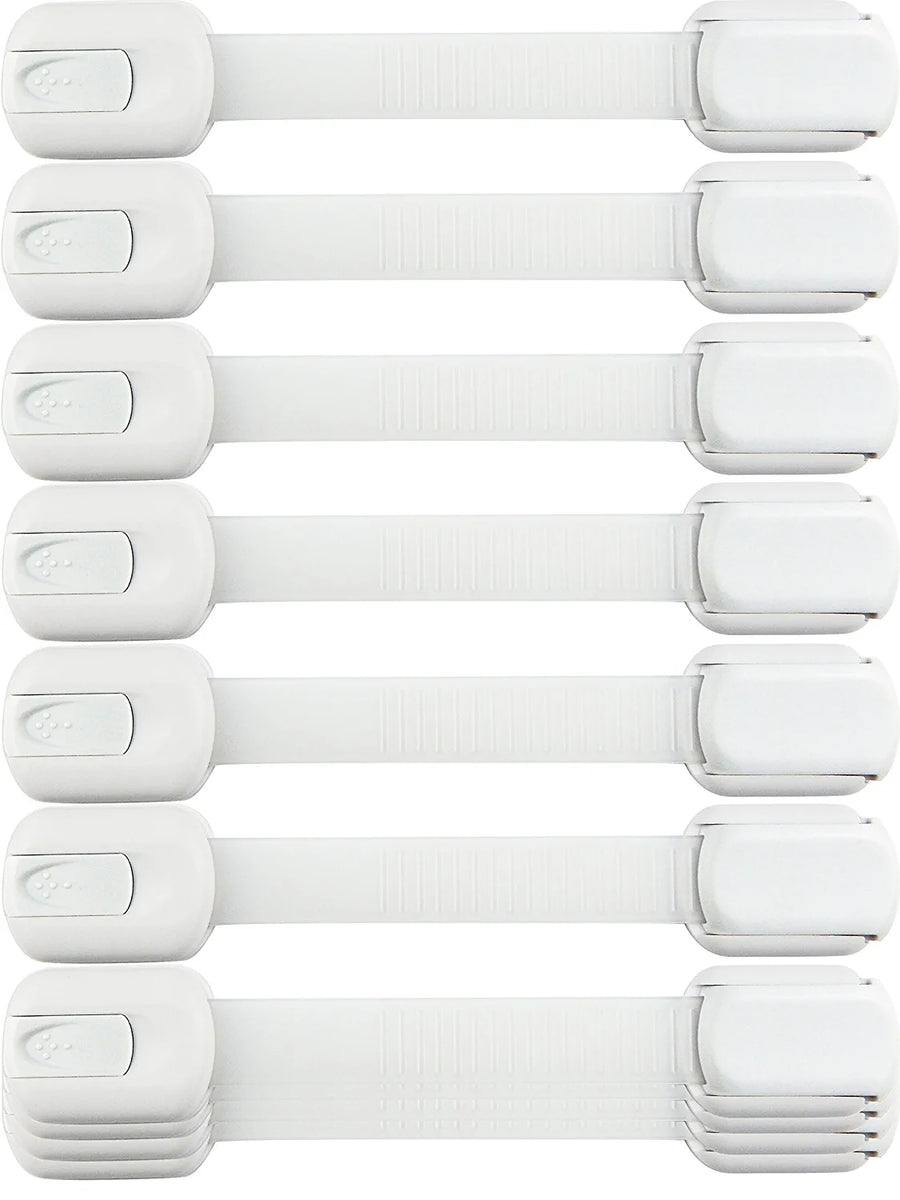 4 Pack Baby Locks Child Safety Strap Locks, Safe Quick and Easy
