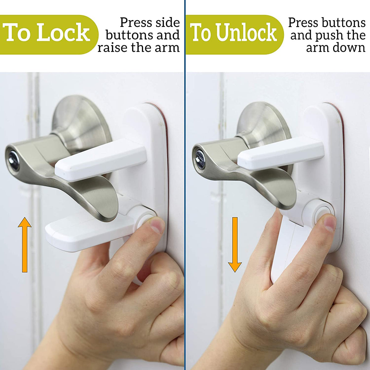 Door Lever Lock (3 Pack) Door Locks for Kids Safety, Baby Proofing Door  Knob Child Proof Door Knob Covers, Child Safety Locks for Doors, with 3M
