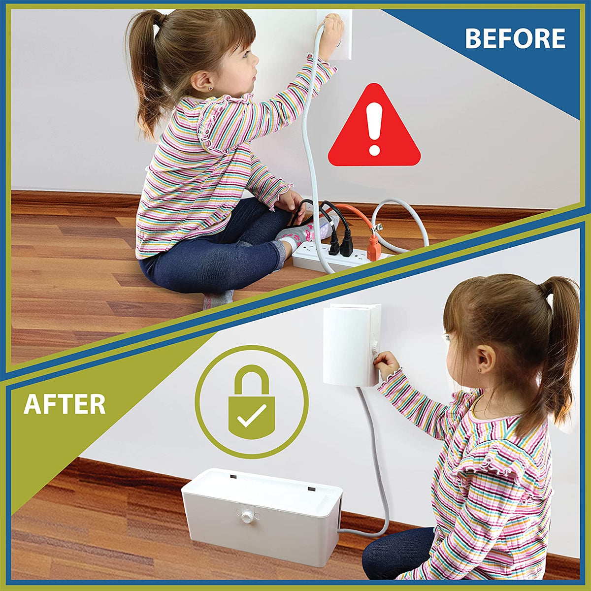 Baby proofing under the computer desk, cords, strip plugs, wall outlets.  Create a wall between the desk and wal…